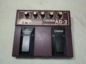 A-8 BOSS AD-3 Acoustic Instrument Processor (小型プロセッサー)　ジャンク扱い