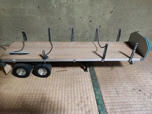 【ジャンク】タミヤ　大型 ラジコン　トラック　トレーラー　コンテナ　荷台　