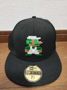 【送料無料】NEW ERA ニューエラ SUPER MARIO BROTHERS スーパーマリオブラザーズ キャップ 7 60.6cm ブラック 