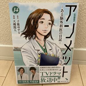 アンメット -ある脳外科医の日記- 最新巻 14巻 子鹿ゆずる 大槻閑人 中古美品【送料込】