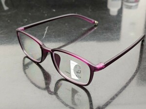 遠近両用　老眼鏡　バイオレット　紫　度数2.0 ブルーライトカット　おしゃれ　TR90　フレームがしなる　色がおしゃれ　