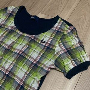  Fred Perry check short sleeves cut and sewn 