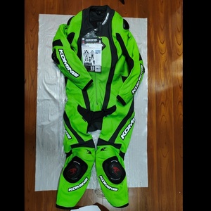 40%OFF*KOMINE S-54 racing leather suit 180cm 185cm LIME GREEN 4XL size #02-054 S-54
