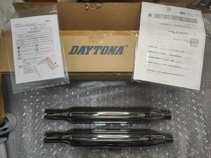 40%OFF★DAYTONA ストレートカット スリップオンマフラー マフラー FLSTFB JN5 2010 ハーレー ファットボーイ 車検対応 JMCA 74151