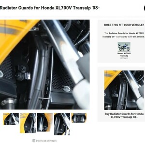 40%OFF★R&G ラジエーターガード XL700V XLV700 TRANSALP トランザルプ 2008 HONDA ホンダ RAD0163BK