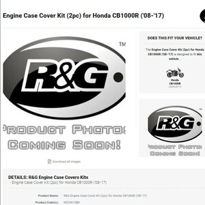 40%OFF★R&G 2pcs エンジンケースカバーセット エンジンガード CB1000R 2008 2017 HONDA ホンダ KEC0015BK