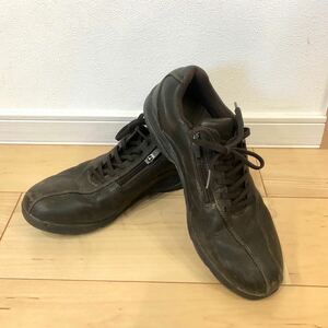 MIZUNO GORE-TEX прогулочные туфли кожа обувь 26.5cm Brown мужской lik route Mizuno Gore-Tex бизнес спортивные туфли бесплатная доставка E5