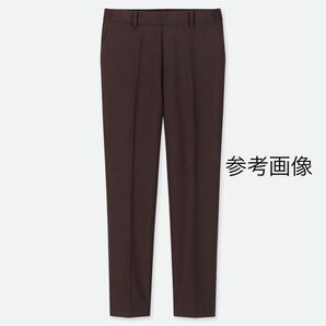 UNIQLO ユニクロ EZYアンクルパンツ M ワイン スラックス エンジ