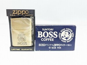 ■未使用 ZIPPO オイルライター BOSSオリジナルZIPPOライター■