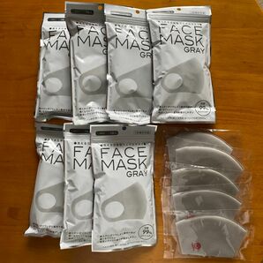 洗える立体型フェイスマスク・柔らかいポリウレタン素材・1枚個別包装・花粉99%カットフィルター・3枚入×7袋おまけ5枚