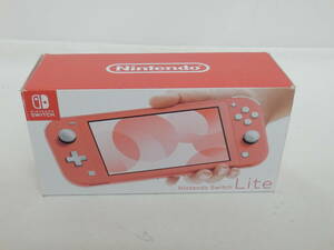 059C142E◆Nintendo Switch Lite 本体 コーラル ニンテンドー スイッチ ライト 中古 動作OK