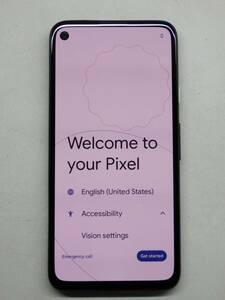 112L342D◆【ジャンク】Google Pixel4a 128GB SIMフリー ※液晶画面不具合あり