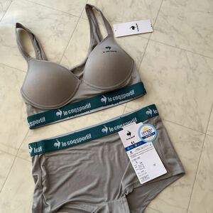  new goods Le Coq sports bra shorts set gray L