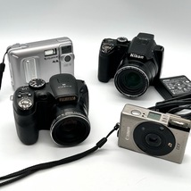 【J-12】　デジタルカメラ　FUJIFILM　富士フィルム　Fine Pix S 1200　Nikon　ニコン　COOLPIX P100　フィルムカメラ　Canon　IXY　現状品_画像1