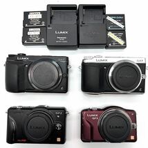 【Y-7】　通電確認済　Panasonic　パナソニック　LUMIX　ルミックス　DMC-GX7　DMC-GX7　DMC-GF2　DMC-GF3　FullHD　ミラーレス一眼レフ_画像1