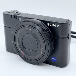 【J-23】 デジタルカメラ　SONY ソニー Cyber-shot サイバーショット　DSC-RX100　AVCHD　20.2 MEGA PIXELS　Vario-Sonnar T　現状品