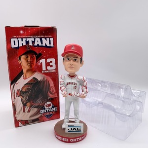 【Ｋ-49】大谷翔平　エンゼルス　ボブルヘッド　13K　Strikeouts　限定配布　SHOHEI OHTANI 　航空電子 メジャーリーグ　野球　フィギュア