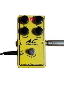 XOTIC AC-Booster オーバードライブ エフェクター 音響 ギター 歪み系 通電確認済