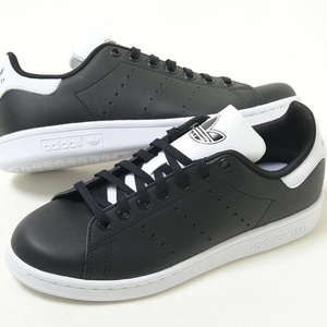 アディダス オリジナルス スタンスミス J 22.5cm US4 ブラック/ホワイト 黒 白 パンチング STAN SMITH ジュニア スニーカー