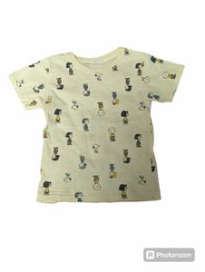 PEANUT　ピーナッツ　スヌーピー　120 Ｔシャツ　イエロー 子供服 キッズ トップス