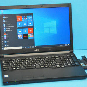 ♪ 良品 上位モデル 富士通 A579/B ♪ Core i3-8145U/ メモリ8GB / SSD:256GB / マルチ / Wlan / テンキー / Office2019 / Win11の画像1