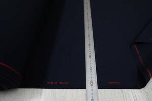 NO453-4.2 英国製 DORMEUIL ウール１００生地　ネイビー　４．２ｍ