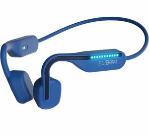 Elibom BC02 2023年新登場 骨伝導イヤホン Bluetooth5.3LEDナイトライトランプ スポーツ イヤホン ランニング 日本語説明書