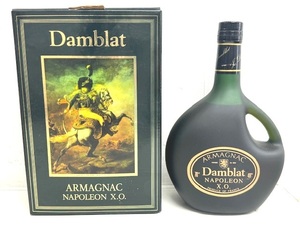 ●A72704:古酒 ダンブラー アルマニャック ナポレオン XO 700ml 40% Damblat ARMAGNAC NAPOLEON XO 同梱不可