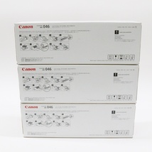 【未開封】 Canon キャノン 純正 トナー カートリッジ 3色セット CRG-046CYN/CRG-046YEL/CRG-046MAG 2020年製造 シアン イエロー マゼンタ_画像2