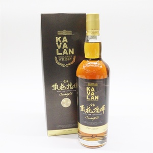  古酒 KAVALAN カバラン キング コンダクター シングルモルト ウイスキー 700ml 46% 未開栓 箱付 金車 頂極指揮 KING CAR CONDUCTOR 