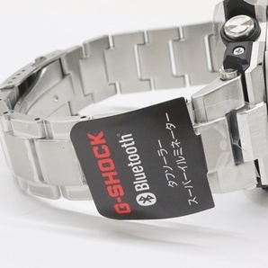 【未使用】 カシオ G-SHOCK Gスチール 腕時計 GST-B100D-1AJF モバイルリンク Bluetooth クロノグラフ タフソーラー G-STEEL Gショックの画像6