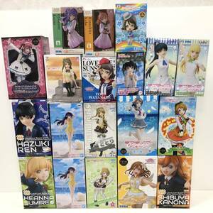 【1円～】ラブライブ！プライズフィギュア19個セット まとめ売り 渡辺曜/葉月恋/南ことり 他 美少女系 LoveLive! アニメ【中古品】