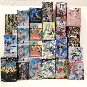 [1 jpy ~] Hatsune Miku Sakura Miku prize figure 23 piece set Luminasta Figurisma AMP BiCute Villain.-.. stopper unopened [ secondhand goods ]