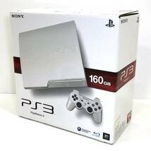 【1円～】PlayStation3 CECH-3000ALW クラシックホワイト 160GB PS3 プレステ3 ゲーム機本体 SONY【中古品】_画像1