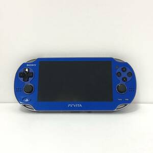 【1円～】PlayStation Vita 本体 Wi-Fiモデル サファイア・ブルー (PCH-1000 ZA04) ハード 動作確認済み【メーカー生産終了】【中古品】