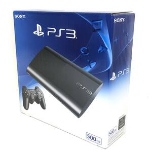 【1円～】PlayStation3 薄型 CECH-4300C 500GB チャコールブラック PS3 4000番台 ゲーム機 プレステ4 ソニー【中古品】