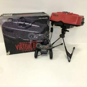 [1 иен ~] nintendo virtual Boy корпус коробка мнение имеется retro игра машина твердый VIRTUAL BOY Nintendo Nintendo б/у товар 