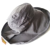 新品 未使用 タグ付 SCALA GIANA BASIC LC399 スカラハット チャコール Charcoal ジアナ ベーシック 紫外線50%カット アメリカ 帽子 hat_画像2
