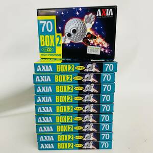 10本セット AXIA BOX2B 70 カセットテープ ハイポジション ※2400010384714