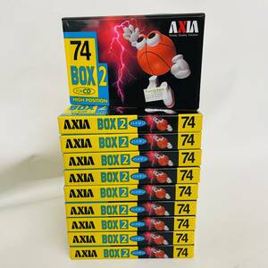 10本セット AXIA BOX2B 74 カセットテープ ハイポジション ※2400010384707