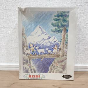 * unused * unopened * jigsaw puzzle Heidi, Girl of the Alps 500 piece circle tree .520mm×380mm
