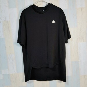 adidas　Ｍsize　メンズ スポーツウエア Tシャツ 半袖 半袖Tシャツ 黒　ブラック