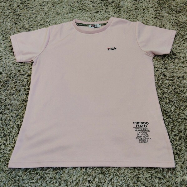 Ｌ／FILA　レディース　トップス Tシャツ 半袖 半袖Tシャツ　スポーツウェア　ピンク