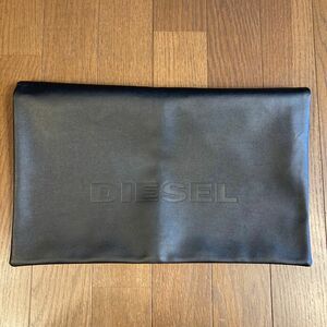 ●DIESEL ディーゼル●保存袋　ショッパー■ブラック■合皮