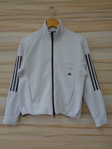 1205[ Honshu only free shipping ]adidas Adidas lady's outer sport warm-up jacket white *bla Klein 