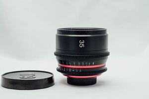 3. ZEISS 35mm f1.4 シネレンズ キャノン EF mount カメラレンズ 映画撮影用　レア　ビンテージ　貴重品