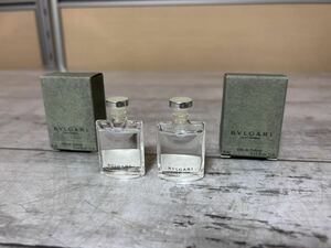23A05-26N:BVLGARI ブルガリ プールオム POUR HOMME EDT ミニ香水 　2点まとめて
