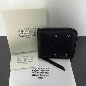 新品Maison Margiela 二つ折りの財布 レザーウォレット 小銭袋 #e345222 