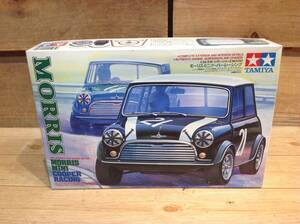 B*051462 TAMIYA Morris Mini Cooper * racing 1/24 plastic model Junk cheap goods!