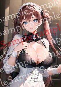 yu267 クイーンズブレイド アイリ 同人 ポスター A4 オリジナル アニメ anime 美女 高品質 イラストアート 美少女 セクシー グラビア